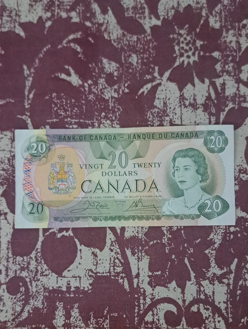 Bank of Canada $20 Dollar Banknote 1979 Scenes of Canada Series